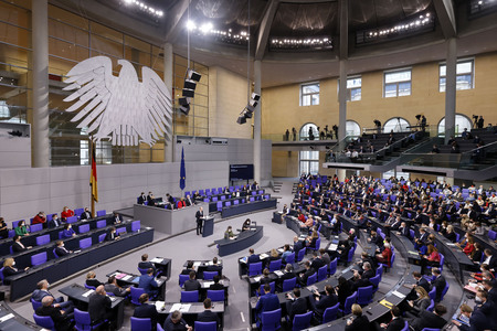 8. Sitzung des Deutschen Bundestages in Berlin
