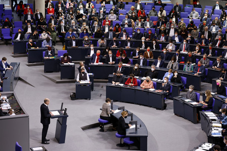 8. Sitzung des Deutschen Bundestages in Berlin