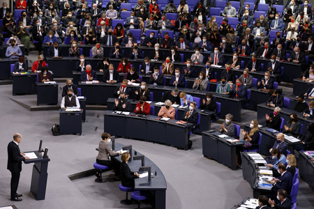 8. Sitzung des Deutschen Bundestages in Berlin