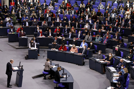 8. Sitzung des Deutschen Bundestages in Berlin