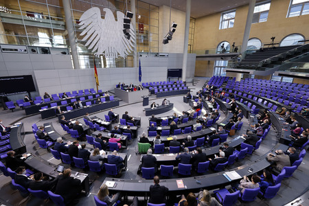 9. Sitzung des Deutschen Bundestages in Berlin