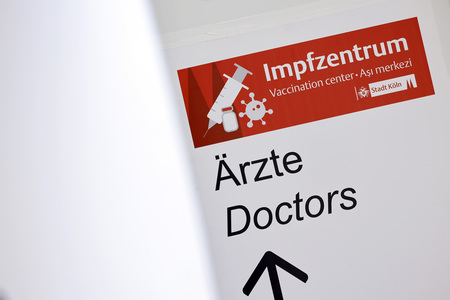 Impfzentrum in Köln