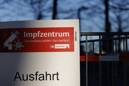 Impfzentrum in Köln