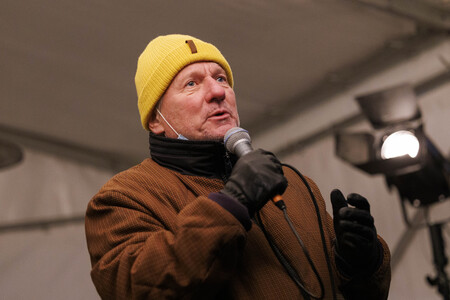 Solidaritätsaktion mit Obdachlosen in Köln