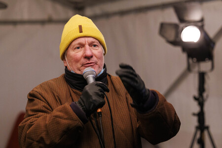 Solidaritätsaktion mit Obdachlosen in Köln