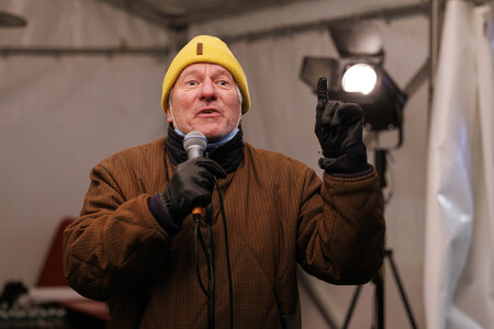 Solidaritätsaktion mit Obdachlosen in Köln