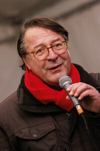 Solidaritätsaktion mit Obdachlosen in Köln