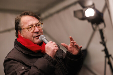 Solidaritätsaktion mit Obdachlosen in Köln