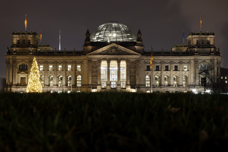Das Reichstagsgebäude in Berlin