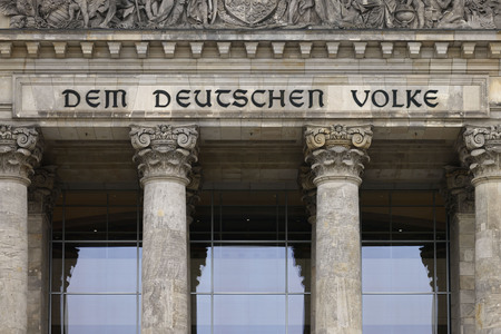Das Reichstagsgebäude in Berlin