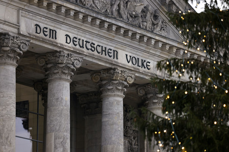 Das Reichstagsgebäude in Berlin