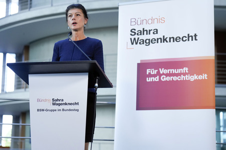 Pressekonferenz vom BSW in Berlin