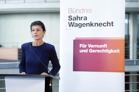 Pressekonferenz vom BSW in Berlin