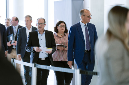 Fraktionssitzung der CDU/CSU-Bundestagsfraktion in Berlin