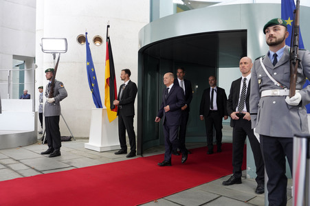 Empfang des designierten Präsidenten des Europäischen Rates in Berlin