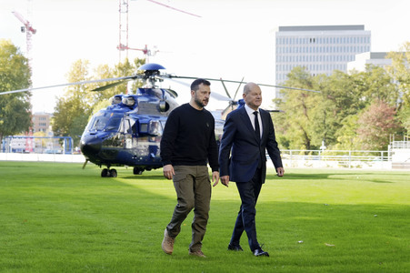 Empfang des Präsidenten der Ukraine in Berlin