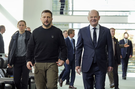 Empfang des Präsidenten der Ukraine in Berlin