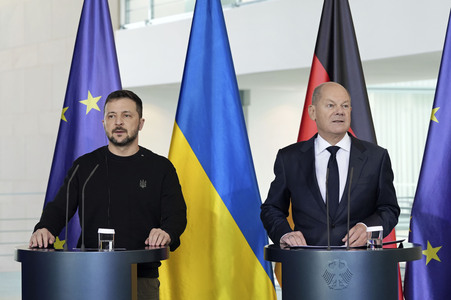 Empfang des Präsidenten der Ukraine in Berlin