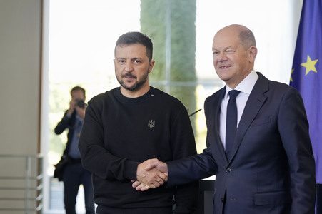 Empfang des Präsidenten der Ukraine in Berlin