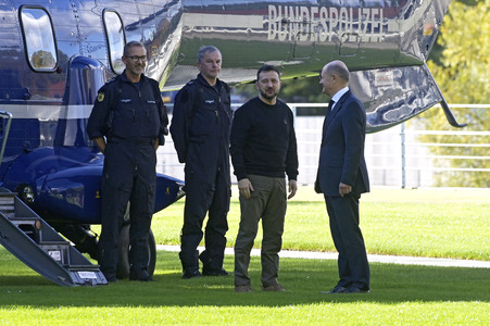 Empfang des Präsidenten der Ukraine in Berlin