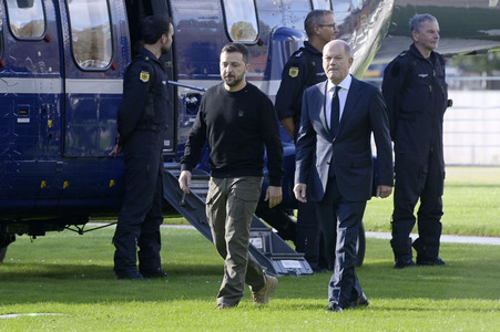 Empfang des Präsidenten der Ukraine in Berlin