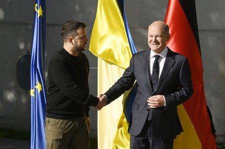 Empfang des Präsidenten der Ukraine in Berlin