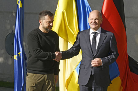 Empfang des Präsidenten der Ukraine in Berlin