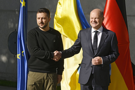 Empfang des Präsidenten der Ukraine in Berlin