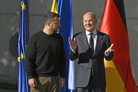 Empfang des Präsidenten der Ukraine in Berlin