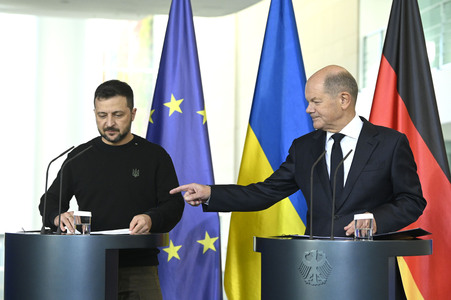 Empfang des Präsidenten der Ukraine in Berlin