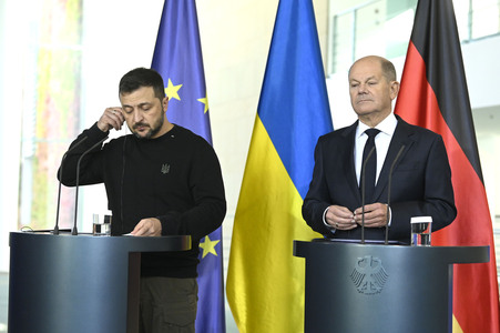 Empfang des Präsidenten der Ukraine in Berlin