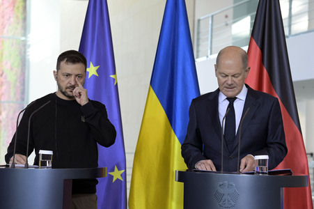 Empfang des Präsidenten der Ukraine in Berlin