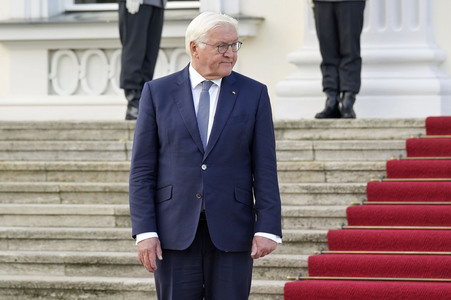 Empfang des Präsidenten der Ukraine im Schloss Bellevue in Berlin