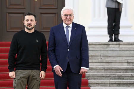 Empfang des Präsidenten der Ukraine im Schloss Bellevue in Berlin