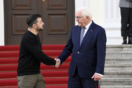 Empfang des Präsidenten der Ukraine im Schloss Bellevue in Berlin