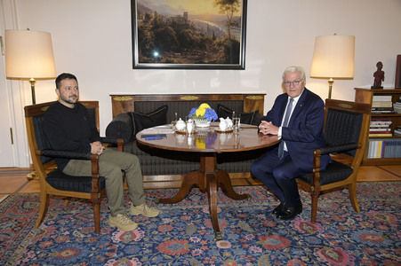 Empfang des Präsidenten der Ukraine im Schloss Bellevue in Berlin