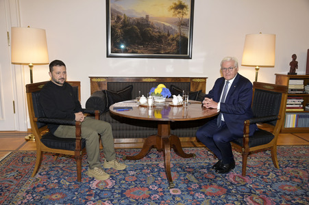 Empfang des Präsidenten der Ukraine im Schloss Bellevue in Berlin
