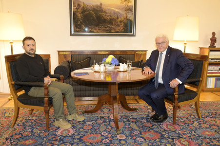 Empfang des Präsidenten der Ukraine im Schloss Bellevue in Berlin