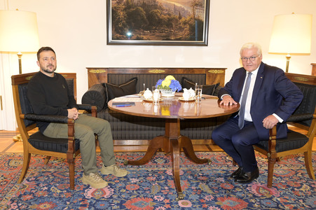 Empfang des Präsidenten der Ukraine im Schloss Bellevue in Berlin