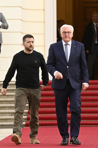 Empfang des Präsidenten der Ukraine im Schloss Bellevue in Berlin