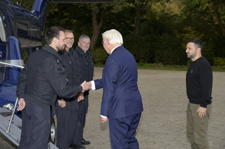 Empfang des Präsidenten der Ukraine im Schloss Bellevue in Berlin
