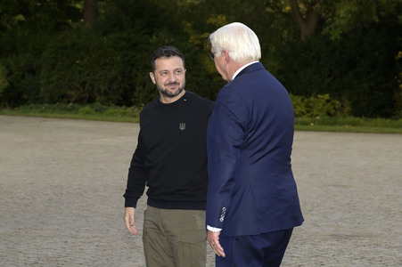 Empfang des Präsidenten der Ukraine im Schloss Bellevue in Berlin