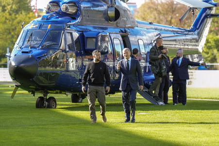 Empfang des Präsidenten der Ukraine in Berlin