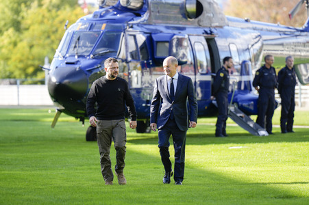 Empfang des Präsidenten der Ukraine in Berlin