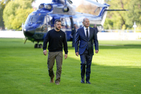 Empfang des Präsidenten der Ukraine in Berlin