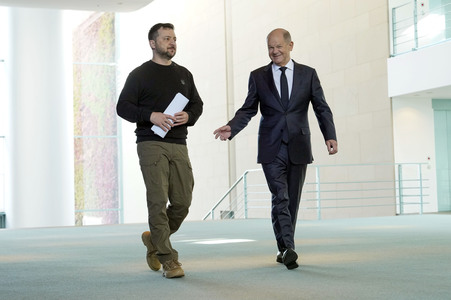 Empfang des Präsidenten der Ukraine in Berlin