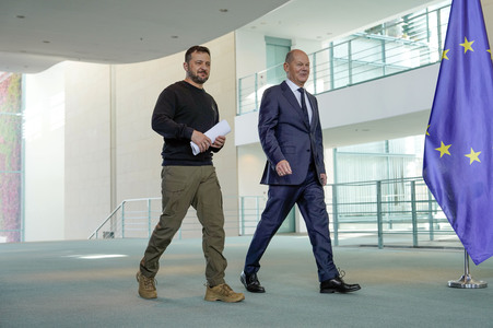 Empfang des Präsidenten der Ukraine in Berlin