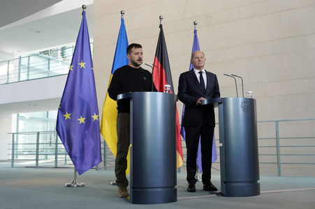 Empfang des Präsidenten der Ukraine in Berlin