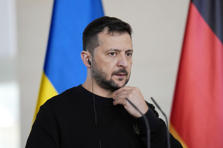 Empfang des Präsidenten der Ukraine in Berlin