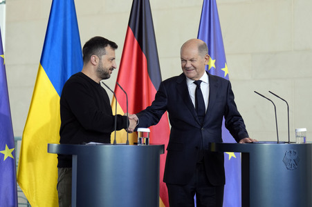 Empfang des Präsidenten der Ukraine in Berlin